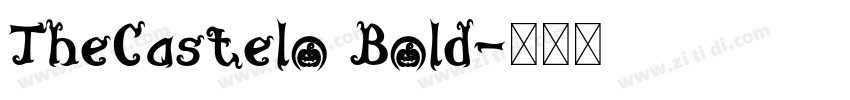 TheCastelo Bold字体转换